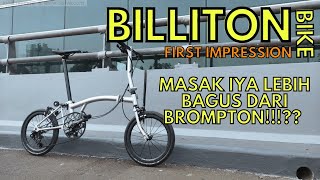 First Impression Billiton Bike Gen2  Sepeda Lipat 3 Asli Indonesia [upl. by Proud]