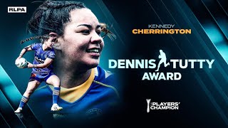 Kennedy Cherrington wins the 2024 Dennis Tutty Award from the NRLW [upl. by Dnomasor]