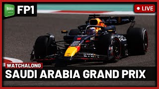 F1 Live Saudi Arabia GP Free Practice 1  Watchalong  Live Timings  Commentary [upl. by Langham906]