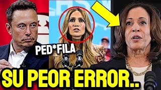 GOLPE DURO A KAMALA ELON EXPONE a JENNIFER LOPEZ y su PASADO ¡DEMOCRATAS ARREPENTIDOS [upl. by Bopp]