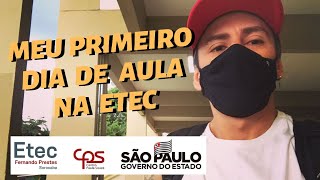 STUDY VLOG MEU PRIMEIRO DIA DE AULA NA ETEC  CURSO AGENCIAMENTO DE VIAGEM I TURISMO  1Âº SEMESTRE [upl. by Elletnwahs]