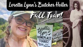 Explore Loretta Lynns Childhood Home In Butcher Holler Kentucky  Full Tour [upl. by Lyrad]