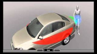 Volkswagen Passat Animation Keyless Access and Easy Open [upl. by Biddy332]