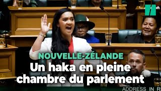 En NouvelleZélande cette députée maorie sidère le parlement avec son premier discours enflammé [upl. by Nedgo]