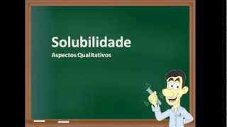 Aula Solubilidade Parte 12 [upl. by Ilek218]