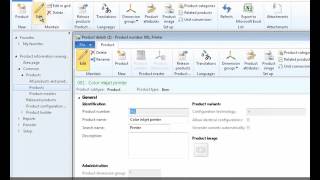 Microsoft Dynamics AX How To Create and Release Products [upl. by Cleti]