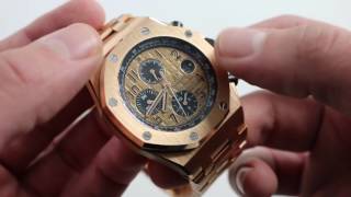 Audemars Piguet Royal Oak Offshore 26470OR Luxury Watch Review [upl. by Navac]