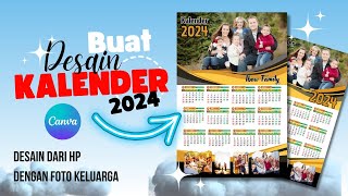 Cara Membuat KALENDER 2024 Di Canva  Tutorial Untuk Pemula [upl. by Haisej]