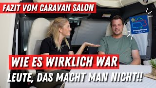 DAS muss NICHT sein‼️🤬Caravan Salon 2023 und P1 ➡️Unser Fazit mit Messerundgang [upl. by Ellekim]