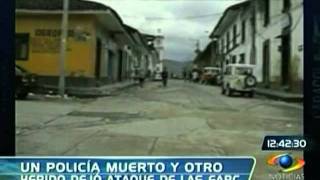 Ataque guerrillero en Cauca [upl. by Dnomde]