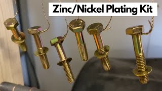 ZincNickel Plating Kit by Classic Plating UK  First ImpressionsResults [upl. by Atiragram224]