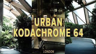 Is this the best urban film simulation  Kodachrome 64  Canary Wharf London [upl. by Eceirahs270]