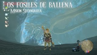 Los fósiles de ballena  Zelda Breath of the Wild  Misión Secundaria [upl. by Noynek]