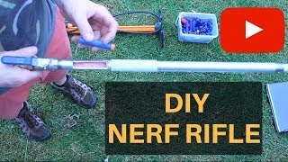 Homemade Nerf Rifle [upl. by Sirovaj784]