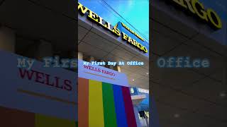 1st day at Wellsfargo wellsfargo office minivlog bangalore karnataka [upl. by Tarsus]