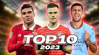 Top 10 Defensive Midfielders 2023  HD [upl. by Assirroc]