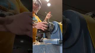 Ebonized Live Edge woodturning [upl. by Flossie194]