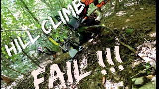 Hill Climb Fails  Super tight single track  KTM 300 XCW [upl. by Aivatnuhs]