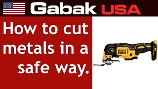 How to cut metals in a safe way oscillator tool [upl. by Jourdain]