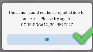 THE ACTION COULD NOT BE COMPLETED DUE TO AN ERROR PES 2021 MOBILE  HOW TO FIX ERROR CODE PES 2021 [upl. by Evangelist]