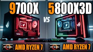 9700X vs 5800X3D Benchmarks  Tested in Games and Applications [upl. by Leach280]