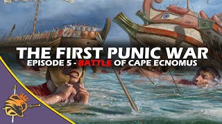 The First Punic War  The LARGEST Naval Battle In History ♠ [upl. by Ahsihat]