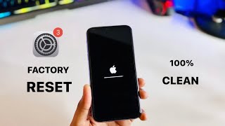 How to reset any iPhone  Factory Reset any iPhone 🔥 [upl. by Balf]