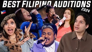 Filipino Singers will take over the world Latinos react to BEST Filipino Auditions in WORLD SHOWS [upl. by Wack464]