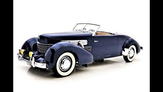 1937 Cord 812 Sportsman styling and features video [upl. by Harrat]