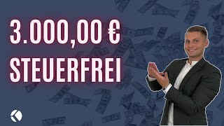 300000 € STEUERFREI vom Arbeitsgeber  Inflationsausgleichsprämie [upl. by Arraes]