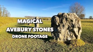 The Magical Avebury Stones UK by drone in 4K [upl. by Larkins62]