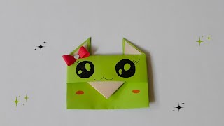 DIY Cute Message Card Easy DIY Tutorial  Origami Envelope Card  Letter Origami  Envelope Origami [upl. by Assilam]