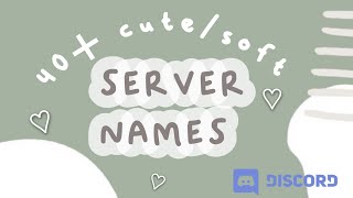 40 cutesoft discord server names  Discord Tutorial [upl. by Stuppy]