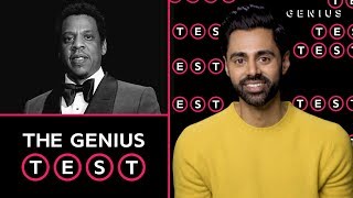 Hasan Minhaj Takes The JAYZ Quiz  The Genius Test [upl. by Nett]