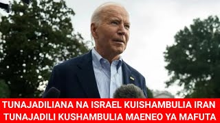 RAIS WA MAREKANI TUNAJADILIANA NA ISRAEL KUSHAMBULIA VITUO VYA MAFUTA VYA IRAN KUJIBU MASHAMBULIZI [upl. by Hedwig]