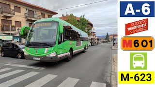 Timelapse de la Línea 691 Intercambiador de Moncloa a Becerril de la Sierra [upl. by Feil]