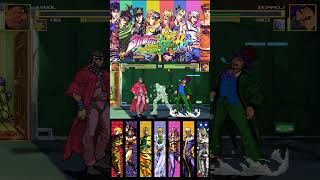 Jojos Bizarre Adventure Mugen  Avdol amp Ndoul VS Zeppeli amp Ghiaccio ROUND 2 PART 4  Steam Deck [upl. by Airdna]