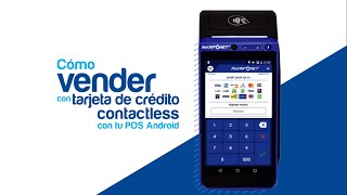 Cómo vender con tarjeta de crédito contactless  POS Android [upl. by Lirrehs]