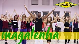 Magalenha Samba Zumba  How to dance Magalenha  Sergio Mendes [upl. by Snevets]