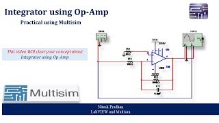 INTEGRATOR USING OPAMP  Basic and Practical Integrator  Electronics Subjectified [upl. by Airdna321]