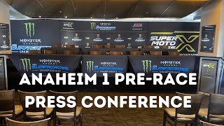 2024 SuperMotocross Round 1 Anaheim PreRace Press Conference [upl. by Atihana560]