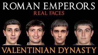 The Valentinian DynastyRoman EmperorsReal FacesEmperors Valentinian IIIValensGratian [upl. by Kalle]