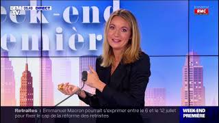 BFMTV  Weekend Première • La dernière du duo Perrine Storme  Stéfan Etcheverry — 4 juillet 2021 [upl. by Juana105]