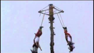 Dance of the Flyers  Voladores at Teotihuacán Mexico [upl. by Kilby]