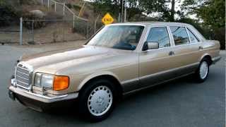 W126 Mercedes Benz 420SEL 1 Owner 44000 Original Miles 420 Mint SEL [upl. by Sitra429]