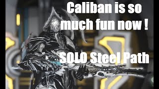 Warframe  Caliban no Forma vs Steel Path [upl. by Ahsiekat]