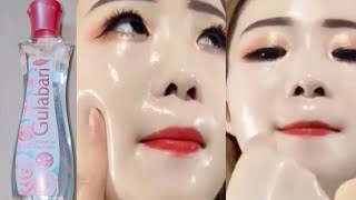 Rose water face pack for skin whitening  Rose water face pack overnight  Rose water for skin [upl. by Stav]