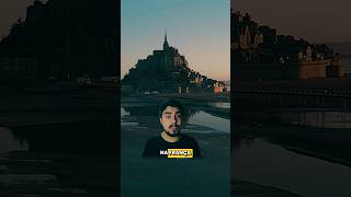 MONTE SAINTMICHEL Conheça a Ilha Medieval no MEIO DO NADA shorts [upl. by Akehsar]