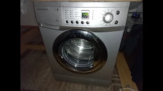 DAEWOO washing machine 450 rpm test mode spin after lubricate the bearings [upl. by Harriot]