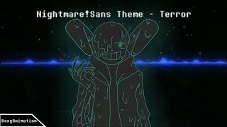 NightmareSans Theme  Terror  Killer Band OST [upl. by Iatnwahs]